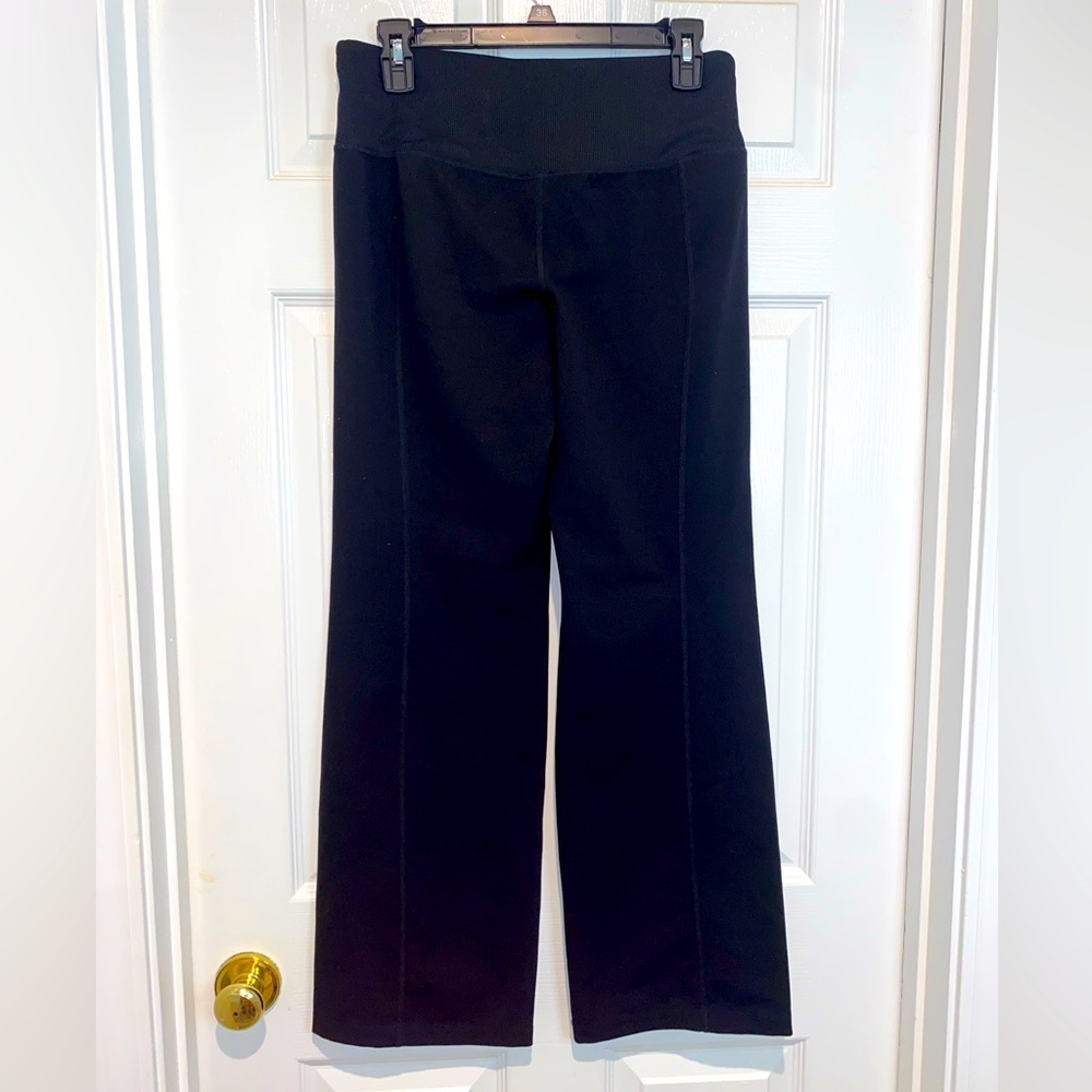 Tangerine wide leg black leggings. Size S. NWOT
